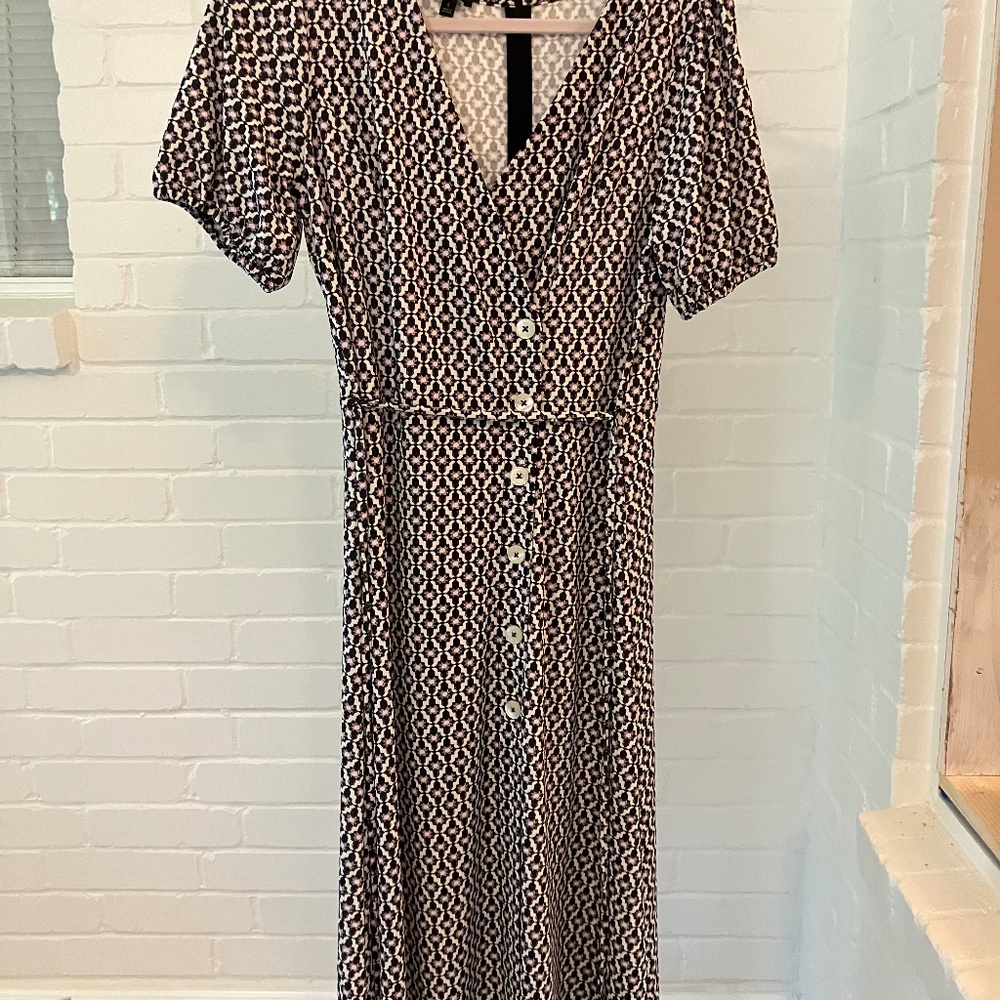 Talbots Button-Front Midi Dress – Size Small